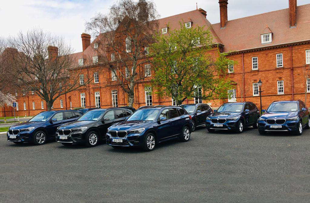 Image of a fleet of BMW cars