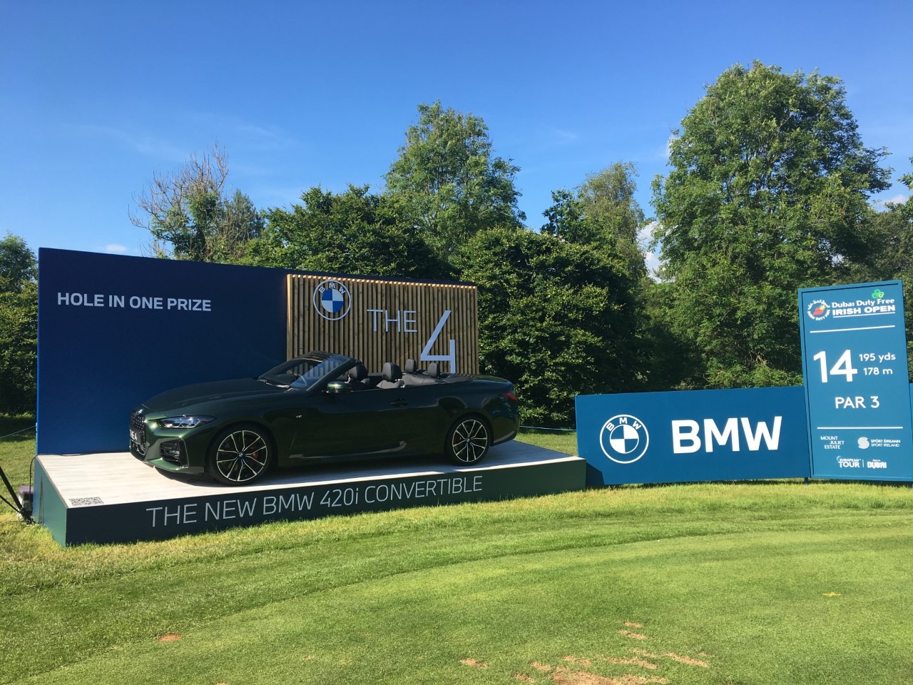 BMW 4 Series Convertible at the Irish Open